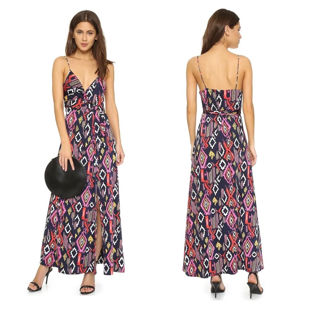 Misa Los Angeles Veronika Wrap Maxi Dress